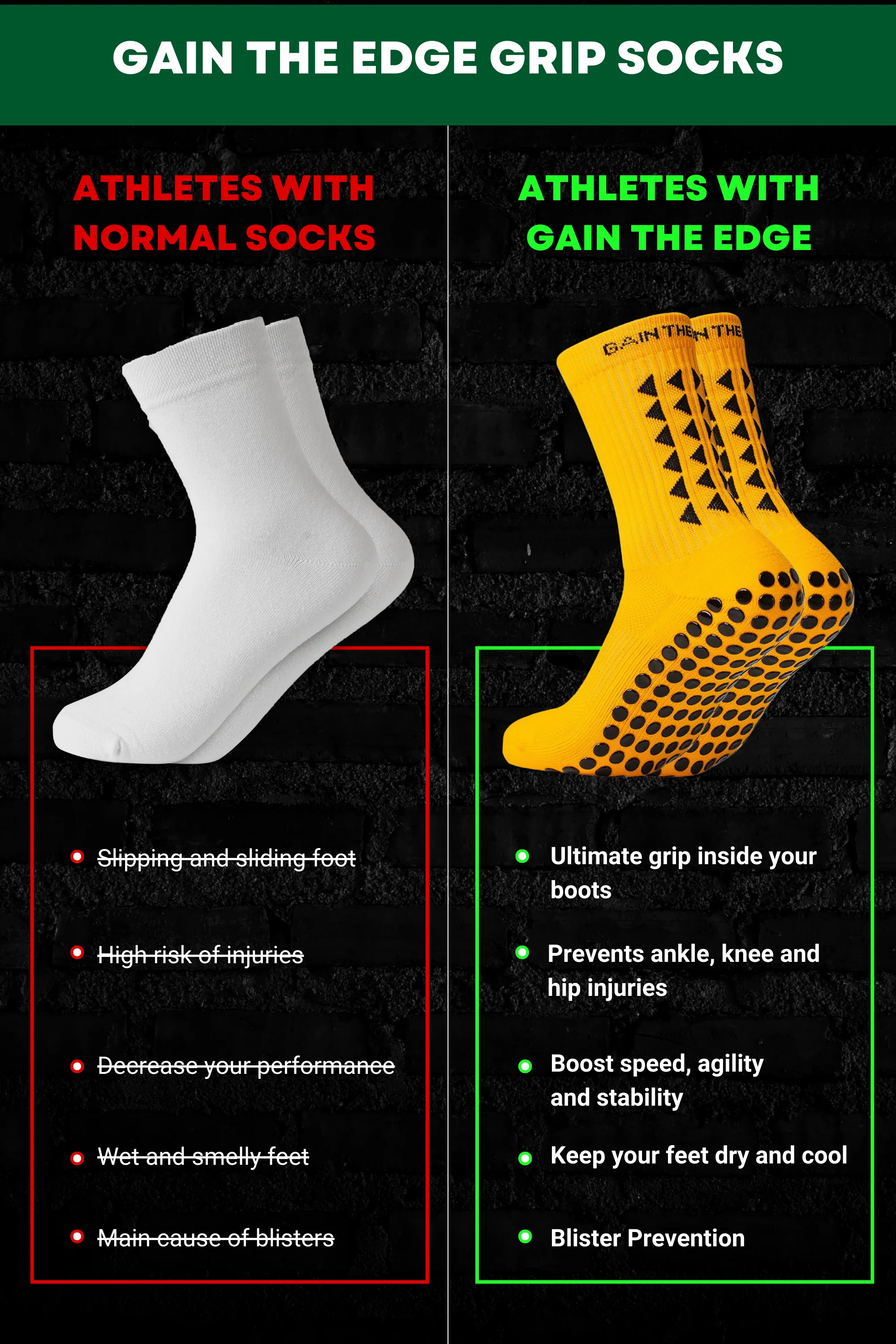 GRIP SOCKS 3.0 MidCalf Length - Orange - Image 4